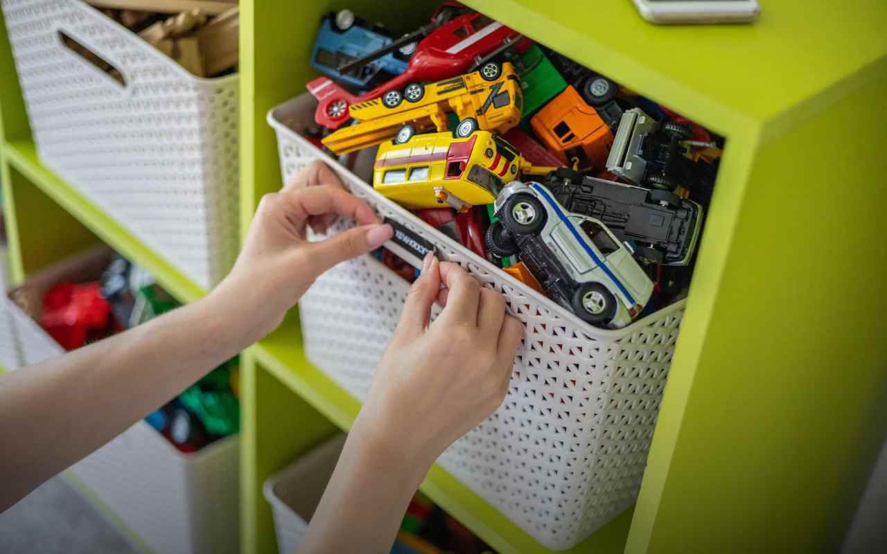 Como separar e organizar os brinquedos